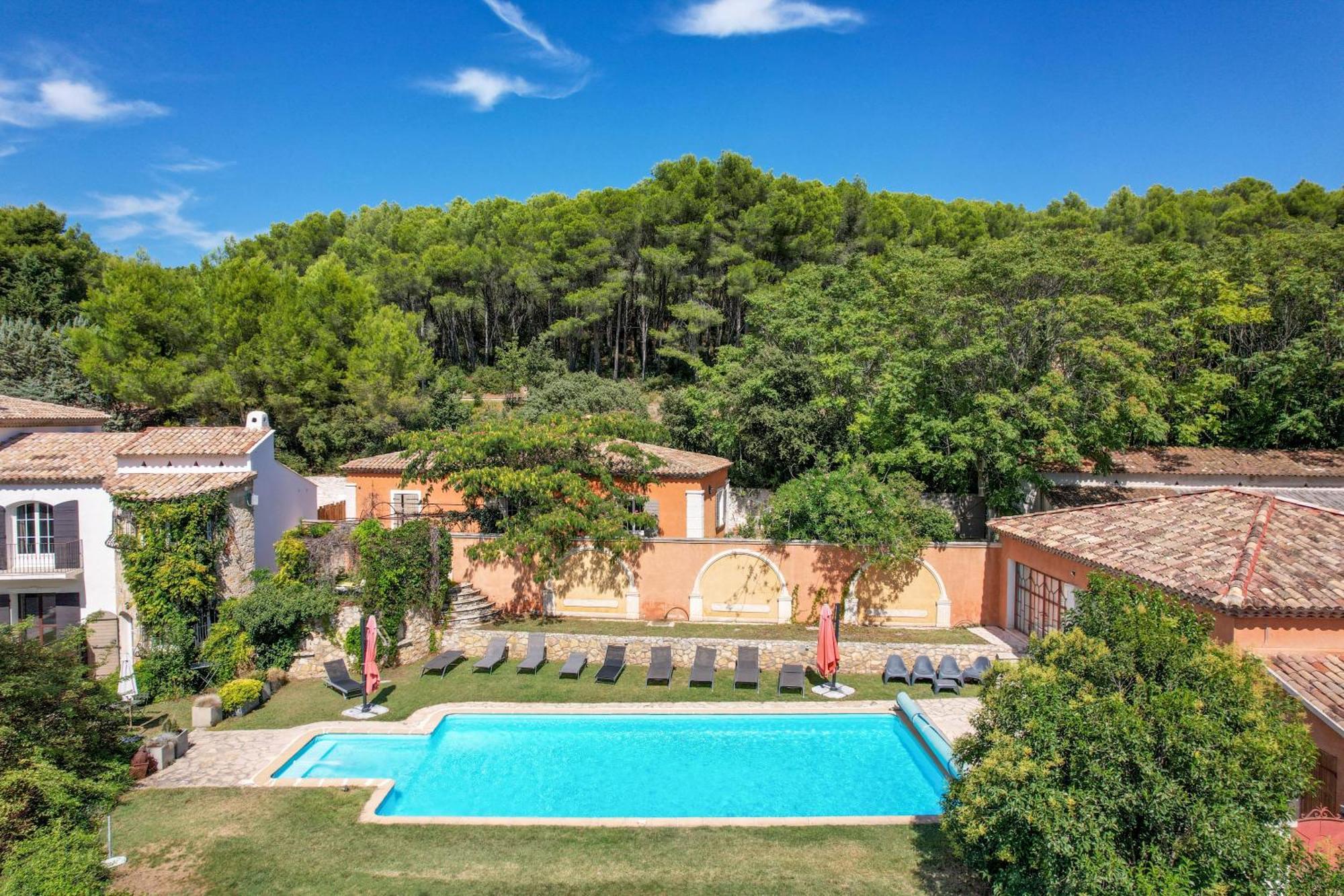 Le Pool House - Private Jacuzzi - Mas Des Sous Bois Hotell Ventabren Exteriör bild