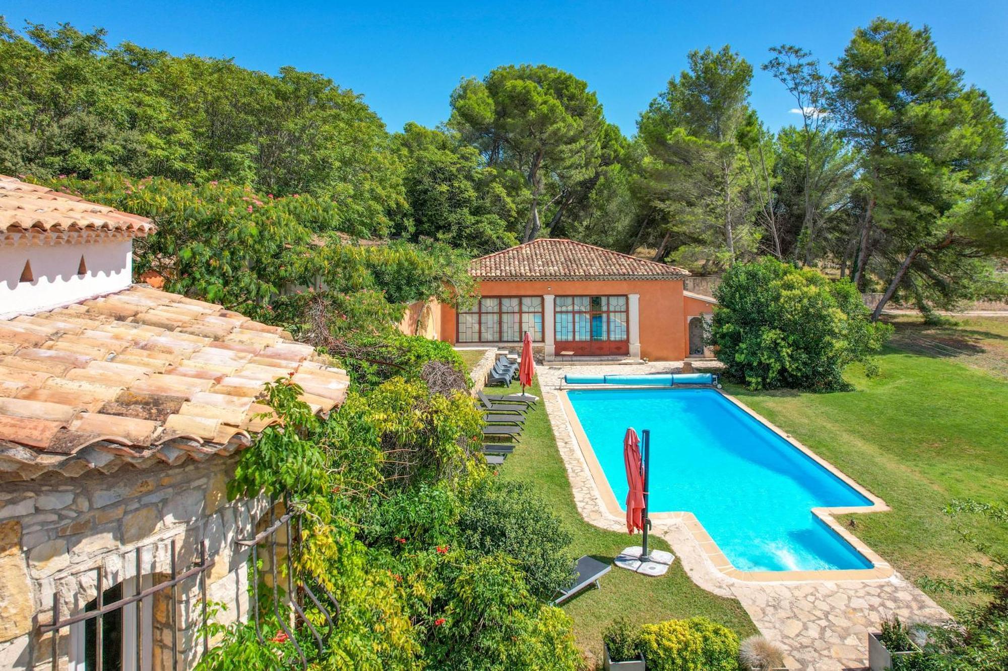 Le Pool House - Private Jacuzzi - Mas Des Sous Bois Hotell Ventabren Exteriör bild